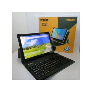 tablette pc atouch a 105 5g 128 go silver avec clavier appareil photo 5 mp