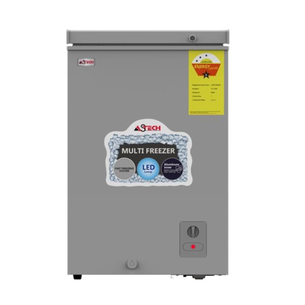 Congelateur Horizontal Astech 160 Litres - Gris