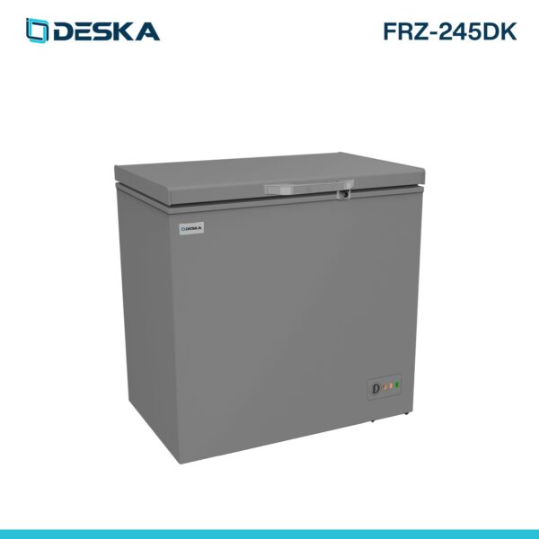 Congelateur Horizontal Deska 250 Litres Avec Vitre - Gris