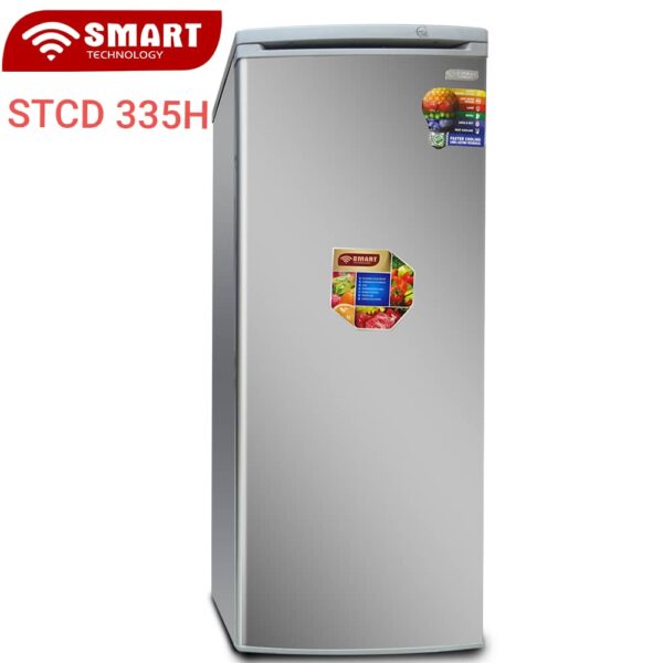 Congelateur Vertical Smart Technology 6 Tiroirs 355 Litres - Gris