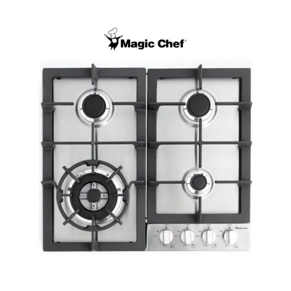 Plaque Magic Chef Encastrable 4 Feux 60x60 A Gaz Inox