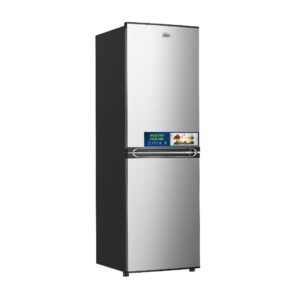 refrigerateur deska combine 3tiroirs 186 litres gris