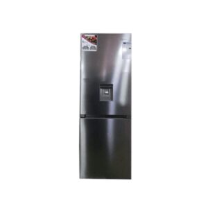 refrigerateur roch combine 3tiroirs 205 litres aevc fontaine gris