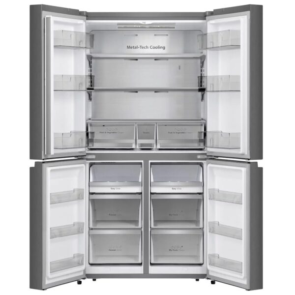 Refrigerateur Hisense Side By Side 4 Portes 560 Litres - Verre Coloré