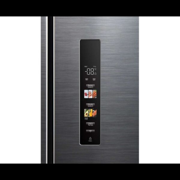 Refrigerateur Midea Side By Side 4 Portes 692 Litres Inverter - Gris