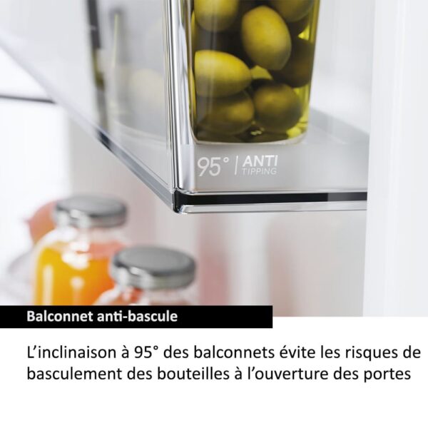 Refrigerateur Haier Side By Side 2 Portes Distributeur Glaçon - Gris