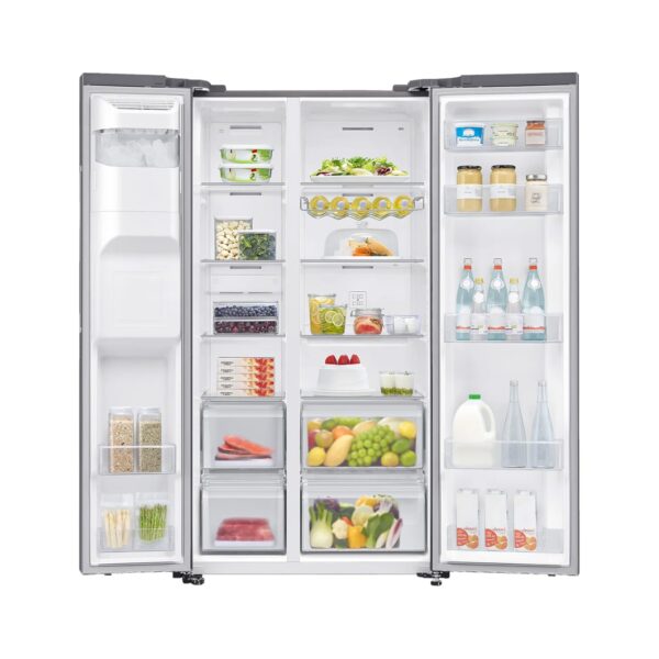 Refrigerateur Samsung Side by Side 2 Portes avec Distributeur d'Eau et Glaçons - Gris