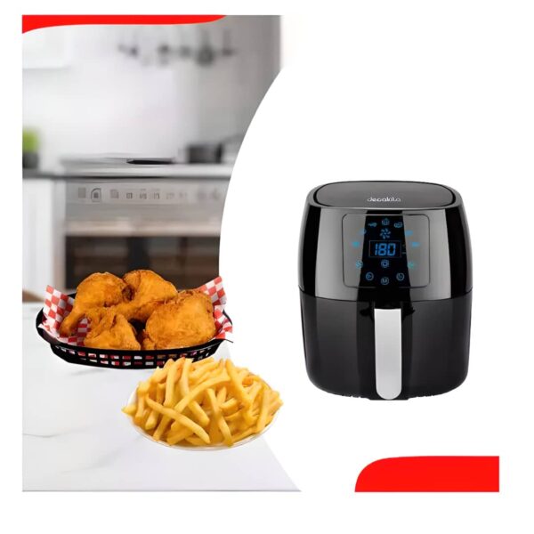 Friteuse Decakila A Air Digital 2 Pieces 4.5 Litres - Noir